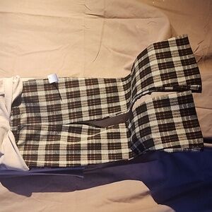 GB GIRLS Plaid knit flare pant